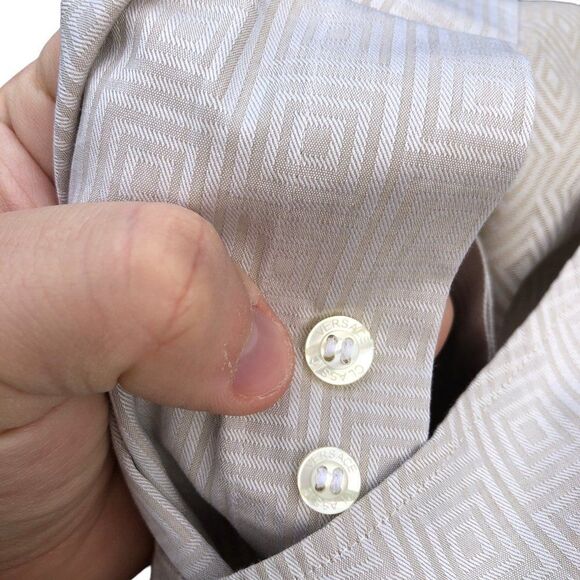 RARE Versace Shirt Big Logo Patterned Dress Shirt - Picture 2 of 12